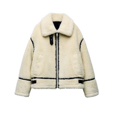 Load image into Gallery viewer, Veste Aspen en Laine Shearling
